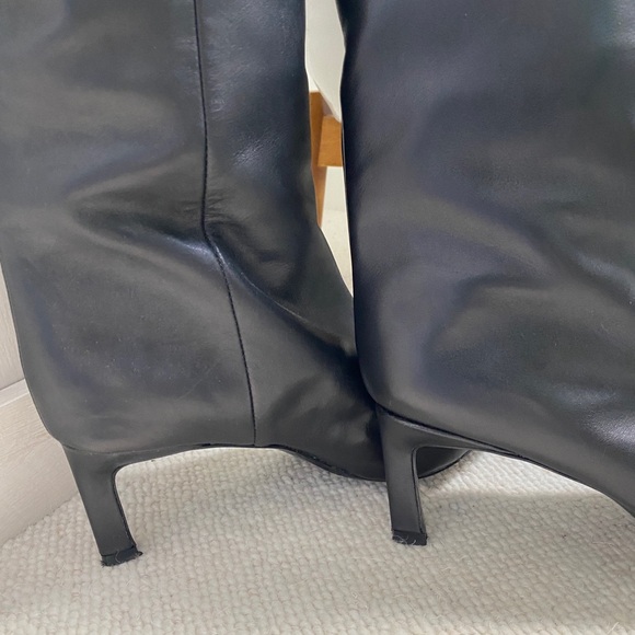 Zara Genuine Leather Tall Boots - Picture 7 of 7